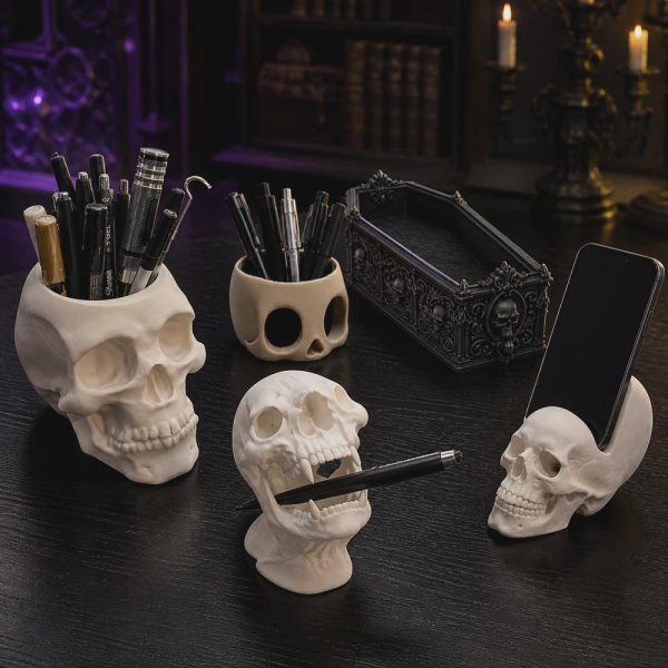 Gothic Desk Organizers & Phone Stands